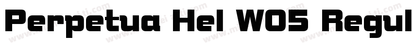 Perpetua Hel W05 Regular字体转换